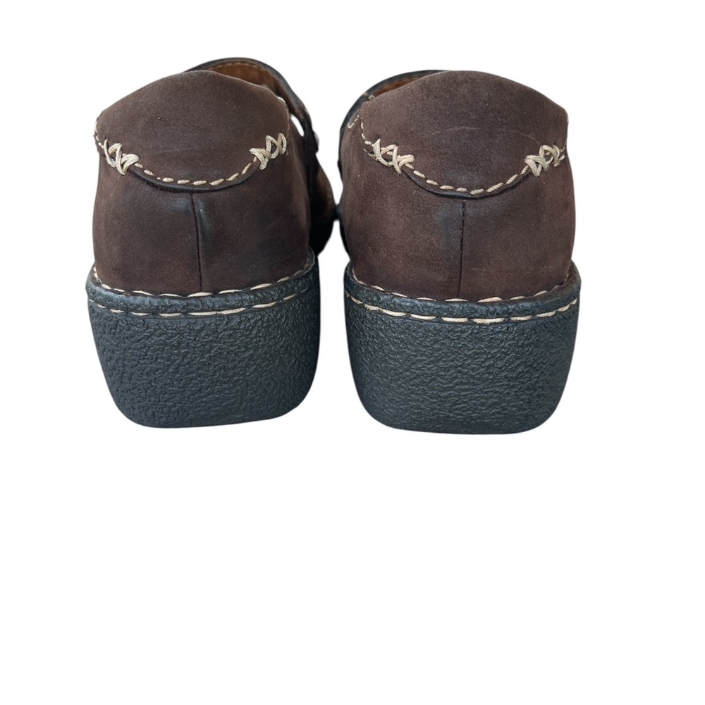 Clarks Artisan Dark Brown Leather Mary Janes Size 10 M - Picture 5 of 10